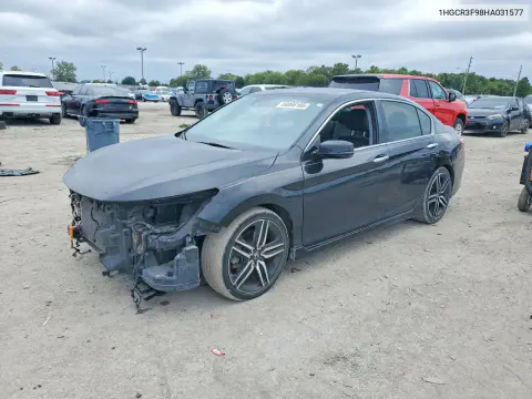 1HGCR3F98HA031577 — 2017 Honda Accord, Передняя часть, фото до ремонта