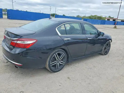 2017 Honda Accord Touring VIN 1HGCR3F98HA031577 фото 3