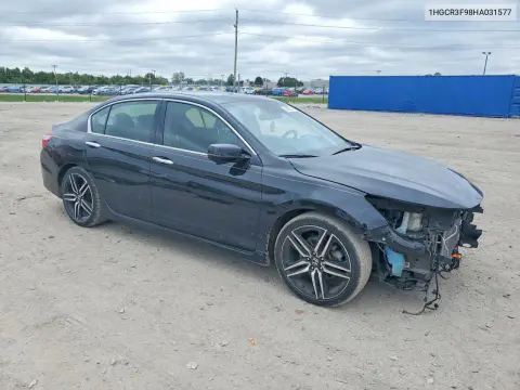 2017 Honda Accord Touring VIN 1HGCR3F98HA031577 фото 4