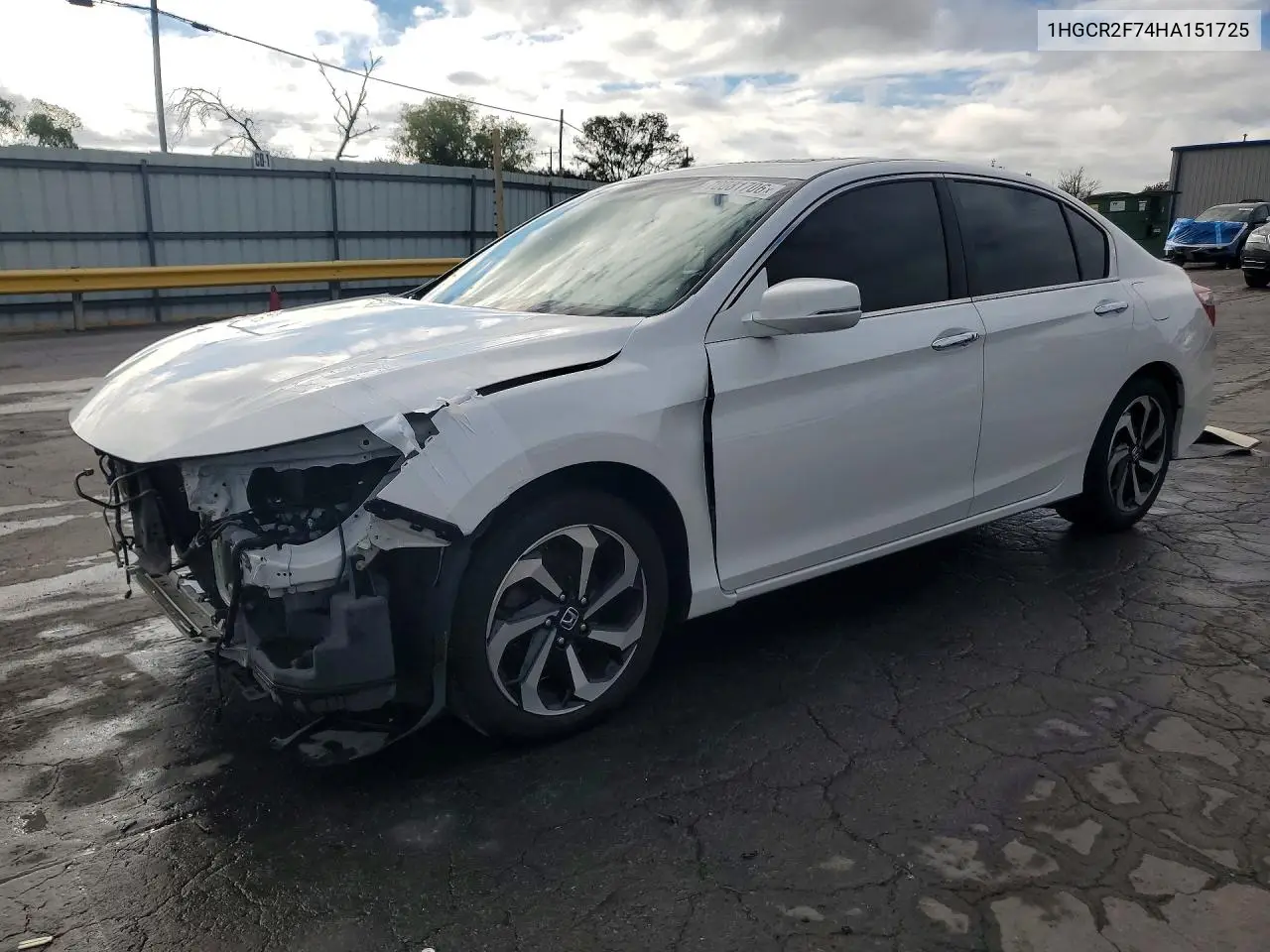 2017 Honda Accord Ex VIN 1HGCR2F74HA151725 фото 1