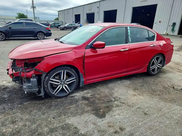 1HGCR2F57HA213004 — 2017 Honda Accord, Передняя часть (Front End), фото до ремонта