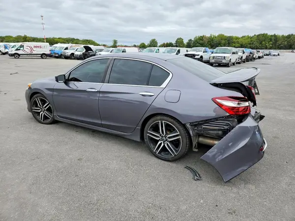 1HGCR2F14HA015977 — 2017 Honda Accord, фото 2 с аукциона Copart, Задняя часть