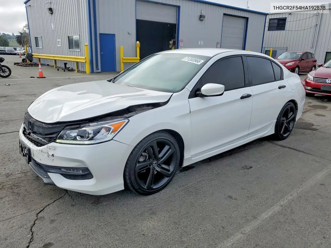 2017 Honda Accord Sport VIN 1HGCR2F54HA192838 фото 1