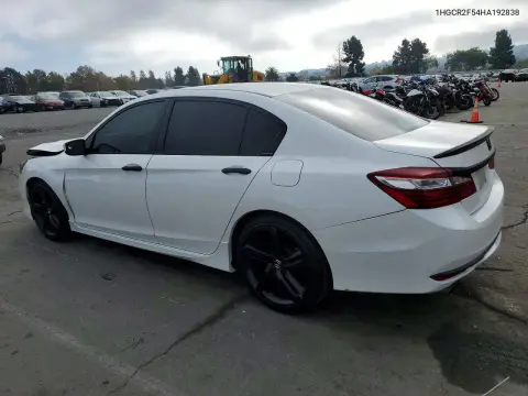 2017 Honda Accord Sport VIN 1HGCR2F54HA192838 фото 2