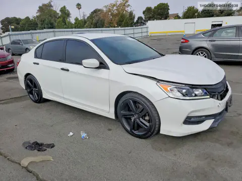 2017 Honda Accord Sport VIN 1HGCR2F54HA192838 фото 4