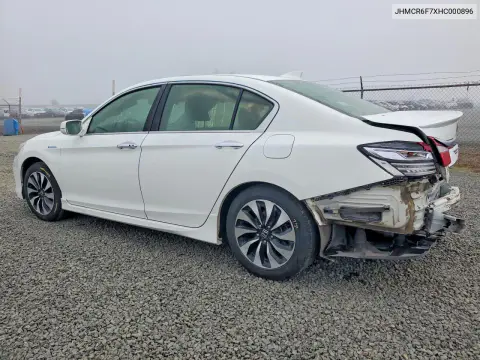 2017 Honda Accord Touring Hybrid VIN JHMCR6F7XHC000896 фото 2