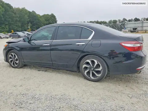 2017 Honda Accord Exl VIN 1HGCR3F80HA038692 фото 2