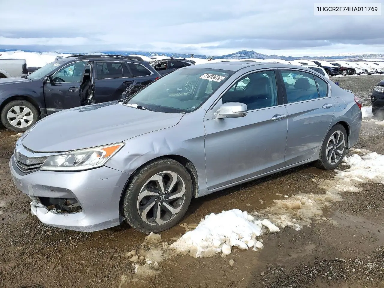 2017 Honda Accord Ex VIN 1HGCR2F74HA011769 фото 1