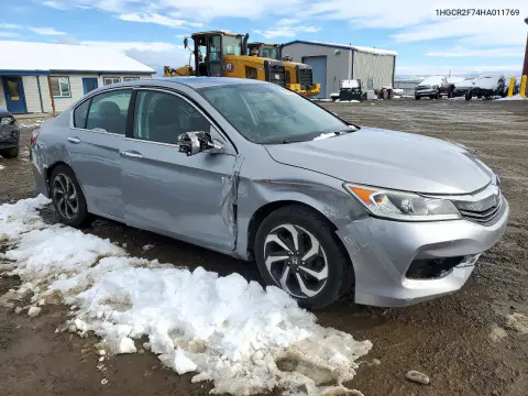 2017 Honda Accord Ex VIN 1HGCR2F74HA011769 фото 4