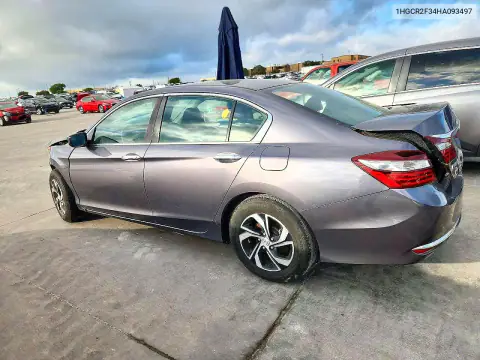 1HGCR2F34HA093497 — 2017 Honda Accord, фото 2 с аукциона Copart 19.10.2026, Передняя часть