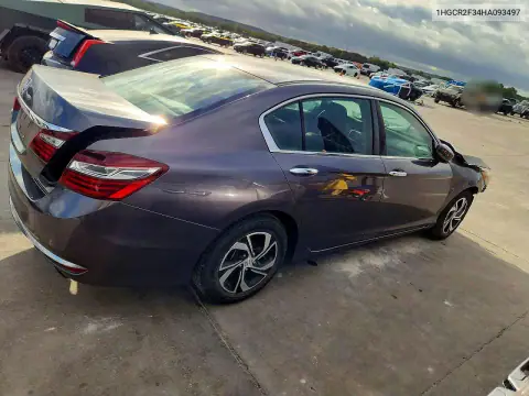 1HGCR2F34HA093497 — 2017 Honda Accord, фото 3 с аукциона Copart 19.10.2026, Передняя часть