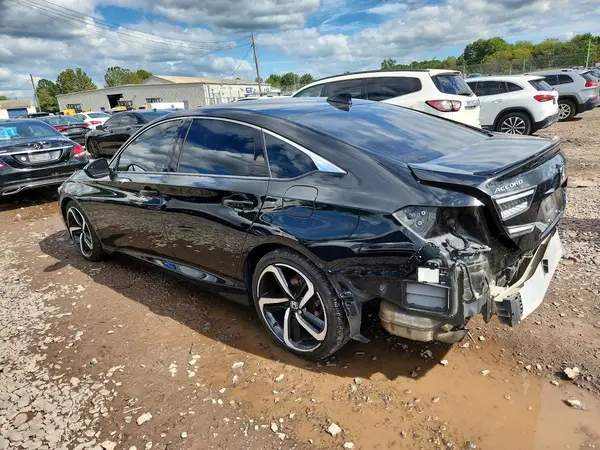 1HGCV2F32JA011459 — 2018 Honda Accord, фото 2 с аукциона Copart, Задняя часть