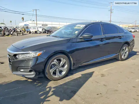 1HGCV1F40JA117766 — 2018 Honda Accord, Передняя часть, фото до ремонта