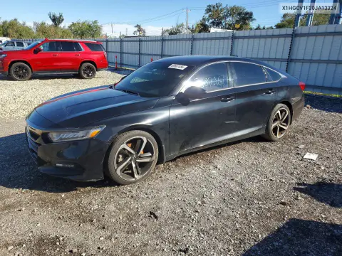 1HGCV1F30JA133246 — 2018 Honda Accord, Вандализм, фото до ремонта