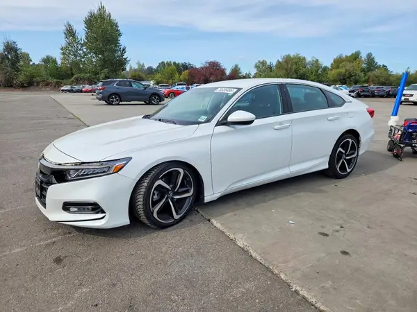 1HGCV1F31JA034080 — 2018 Honda Accord, Передняя часть (Front End), фото до ремонта