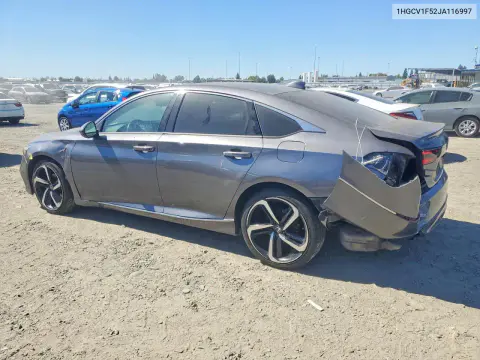 2018 Honda Accord Exl VIN 1HGCV1F52JA116997 фото 2