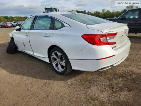 2018 Honda Accord Ex VIN 1HGCV1F4XJA241494 фото 2