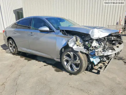 2018 Honda Accord Ex VIN 1HGCV1F48JA136565 фото 4