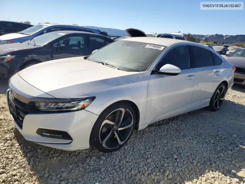 1HGCV1F35JA152407 — 2018 Honda Accord, Механические повреждения, фото до ремонта