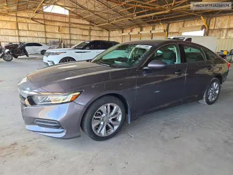 1HGCV1F19JA268174 — 2018 Honda Accord, Задняя часть, фото до ремонта