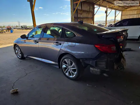 2018 Honda Accord Lx VIN 1HGCV1F19JA268174 фото 2
