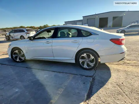 1HGCV1F53JA114093 — 2018 Honda Accord, фото 2 с аукциона Copart, Сторона