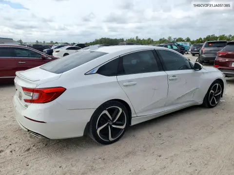 2018 Honda Accord Sport VIN 1HGCV2F31JA051385 фото 3