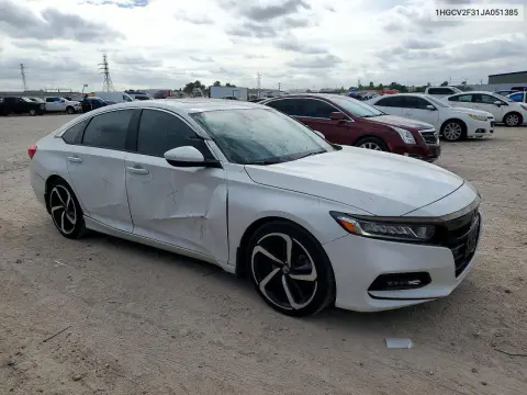 2018 Honda Accord Sport VIN 1HGCV2F31JA051385 фото 4