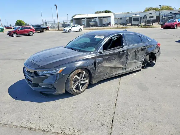 1HGCV1F34KA057855 — 2019 Honda Accord, Задняя часть (Rear End), фото до ремонта