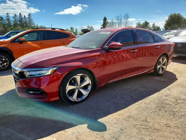 1HGCV1F90KA806039 — 2019 Honda Accord, Град (Hail), фото до ремонта