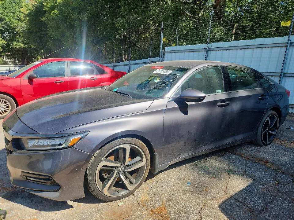 2019 HONDA ACCORD VIN 1HGCV1F39KA048617 фото 1