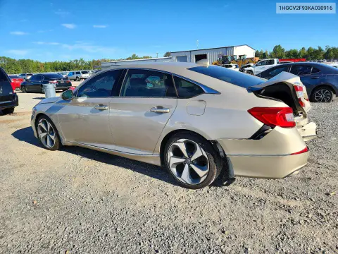2019 Honda Accord Touring VIN 1HGCV2F93KA030916 фото 2