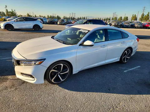 1HGCV1F33LA126214 — 2020 Honda Accord, Передняя часть (Front End), фото до ремонта