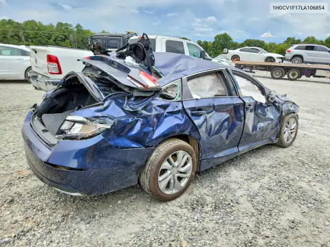 1HGCV1F17LA106854 — 2020 Honda Accord, фото 3 с аукциона Copart 22.10.2026, Опрокидывание