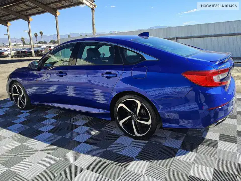 2020 Honda Accord Sport VIN 1HGCV1F32LA101496 фото 2