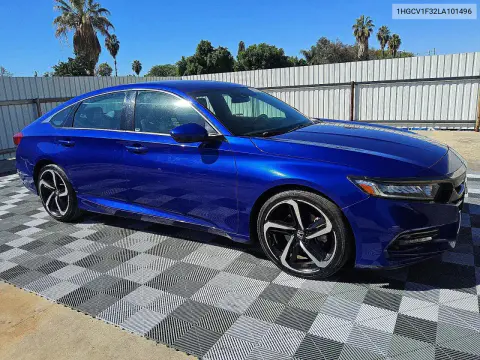 2020 Honda Accord Sport VIN 1HGCV1F32LA101496 фото 4