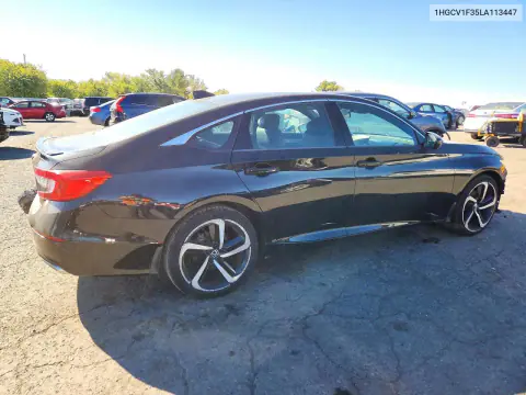 2020 Honda Accord Sport VIN 1HGCV1F35LA113447 фото 3
