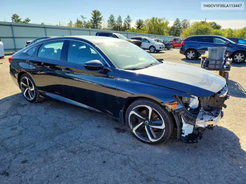 2020 Honda Accord Sport VIN 1HGCV1F35LA113447 фото 4