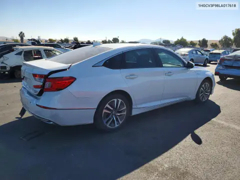 2020 Honda Accord Touring Hybrid VIN 1HGCV3F98LA017618 фото 3