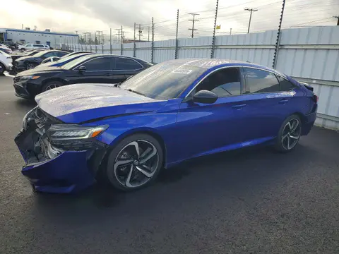 1HGCV1F31MA024072 — 2021 Honda Accord, Передняя часть (Front End), фото до ремонта