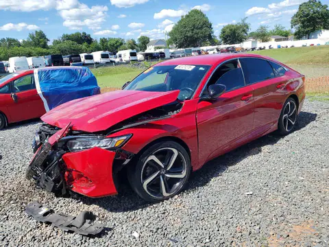 1HGCV1F30MA044068 — 2021 Honda Accord, Передняя часть (Front End), фото до ремонта