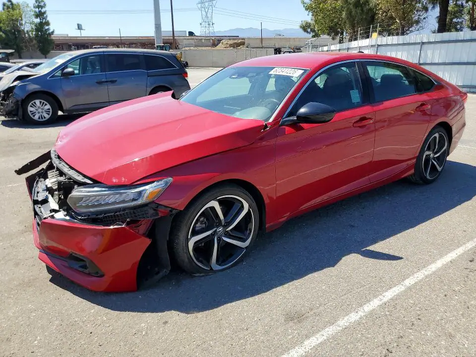 1HGCV1F40MA058058 Honda Accord 2021 — повреждение Передняя часть, фото до ремонта