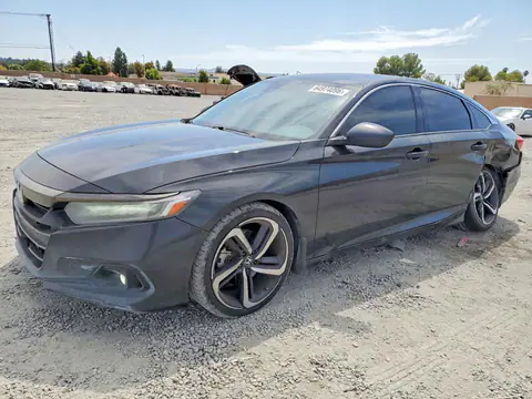 1HGCV1F36MA076457 — 2021 Honda Accord, Задняя часть (Rear End), фото до ремонта