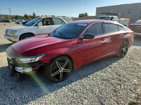 1HGCV1F36MA017201 — 2021 Honda Accord, Передняя часть (Front End), фото до ремонта
