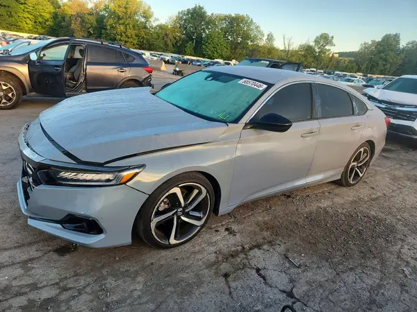 1HGCV1F35MA098045 — 2021 Honda Accord, Передняя часть (Front End), фото до ремонта