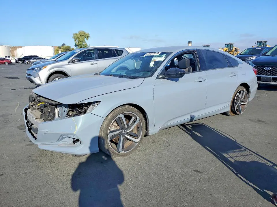 2021 Honda Accord VIN 1HGCV1F38MA081482 фото 1