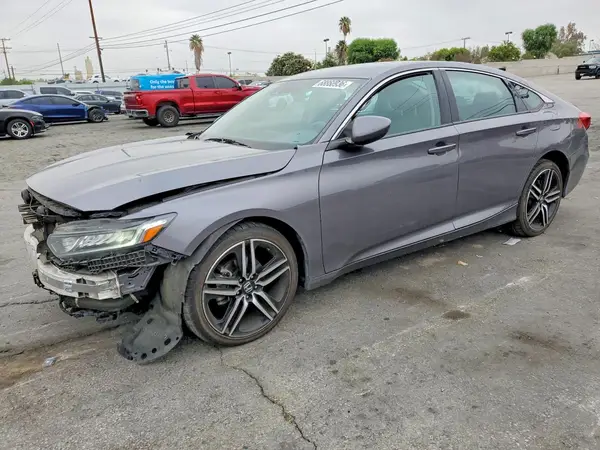 1HGCV1F16MA103011 — 2021 Honda Accord, Передняя часть (Front End), фото до ремонта
