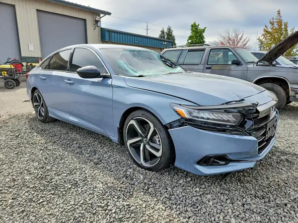 1HGCV1F4XMA114801 — 2021 Honda Accord, фото 4 с аукциона Copart, Передняя часть