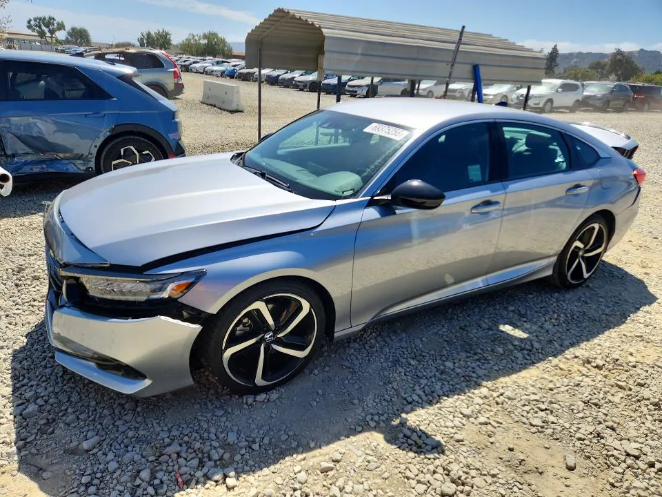 2021 Honda Accord VIN 1HGCV1F31MA087270 фото 1