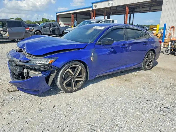 1HGCV1F39MA109242 — 2021 Honda Accord, Передняя часть (Front End), фото до ремонта